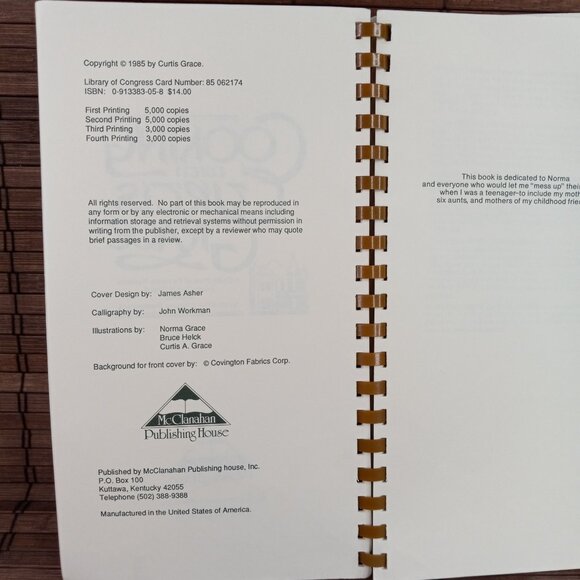 Cooking With Curtis Grace A Collection Of Favorite Recipes Ninth Street House - Picture 2 of 9